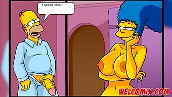 The Simpsons의 가장 인기 있는 뒷태 순간! 이 상징적인 Tv 쇼가 출연하는 포르노 장면 모음입니다.